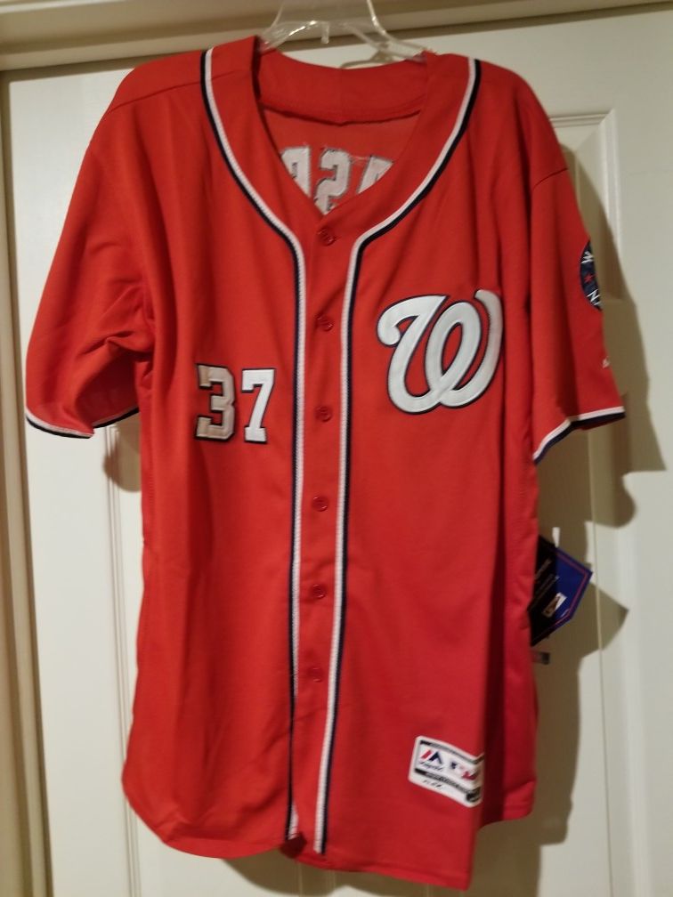 Brand New 2019 MLB Stephen Strasburg Flex Base Jersey, Men L / 44 size