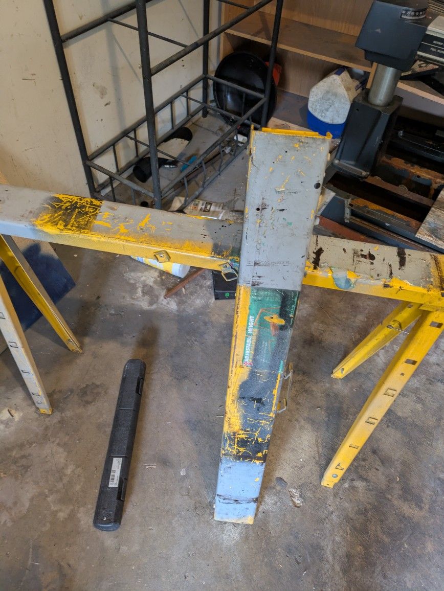 Saw Horses Metal Adjustable Size