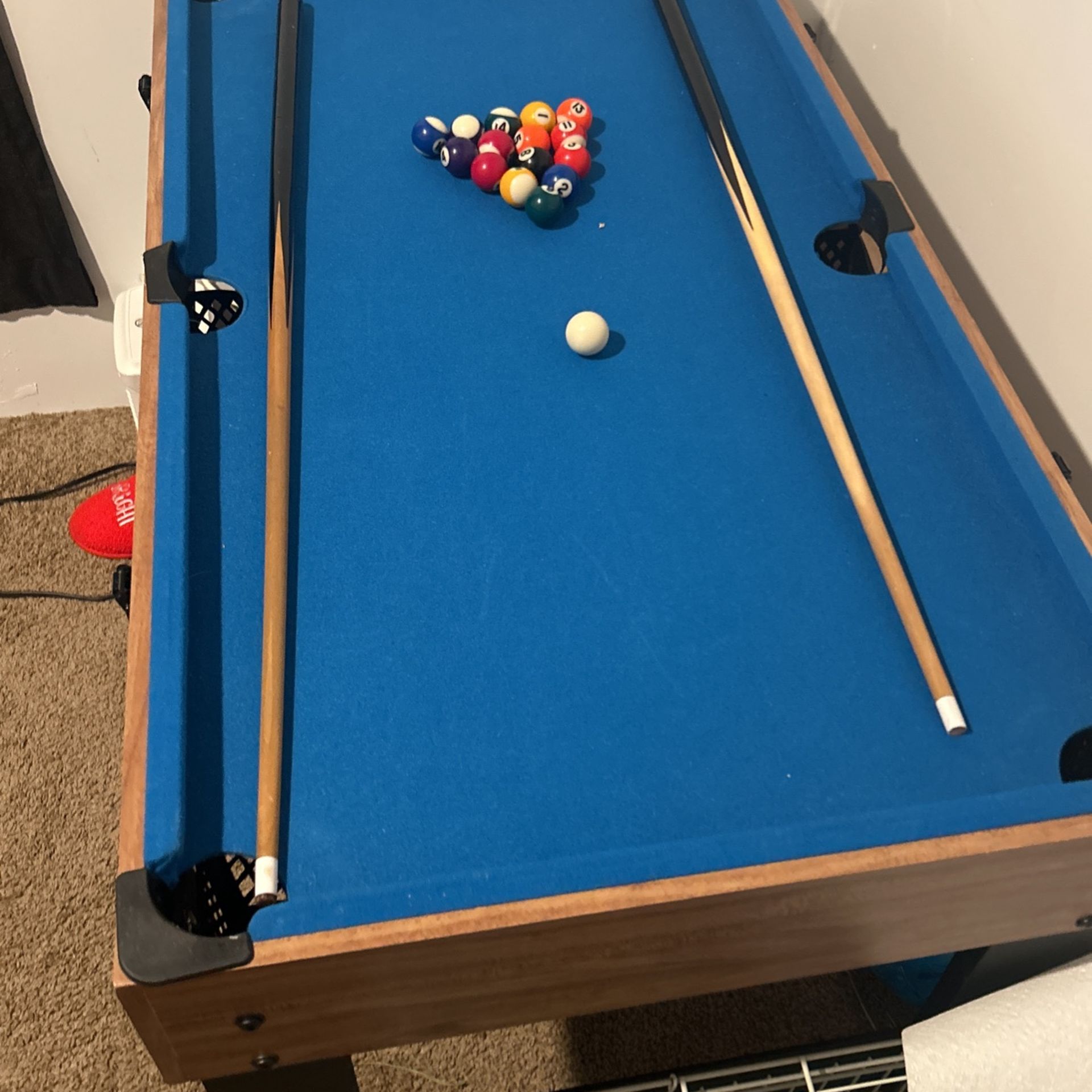 Pool Table And Foosball Only Need A Foosball Ball
