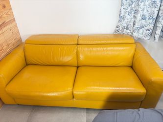 Leather Sleeper Sofa