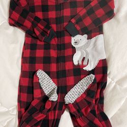 Carter’s 1 Piece Fleece Pajama Size 4T