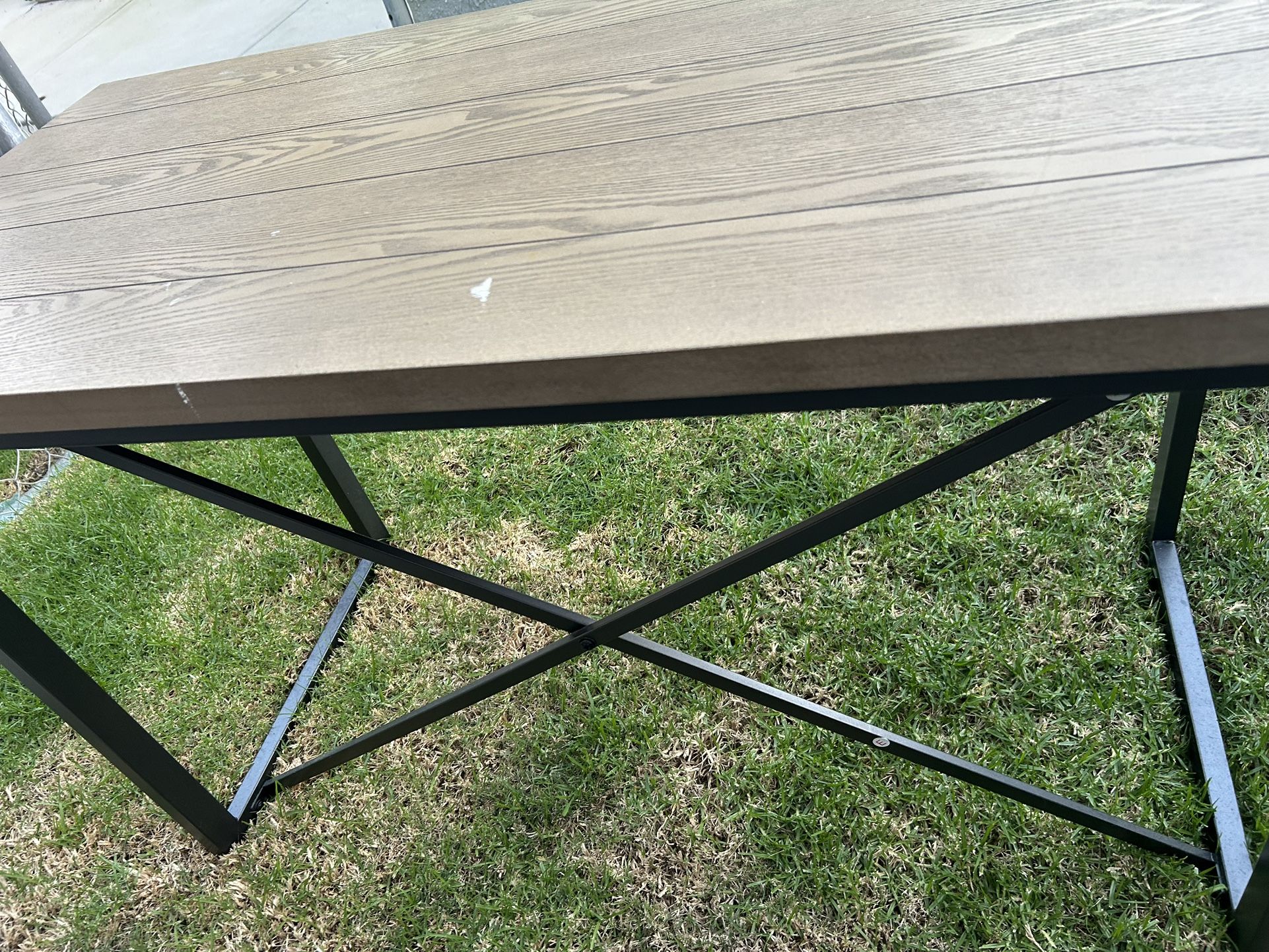 Writing Desk-Metal Frame