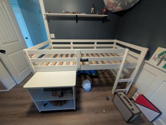 Twin loft bed
