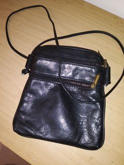 Women's leather crossbody handbag purse