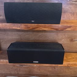 Two Center Channel Speakers-Polk And Klipsch