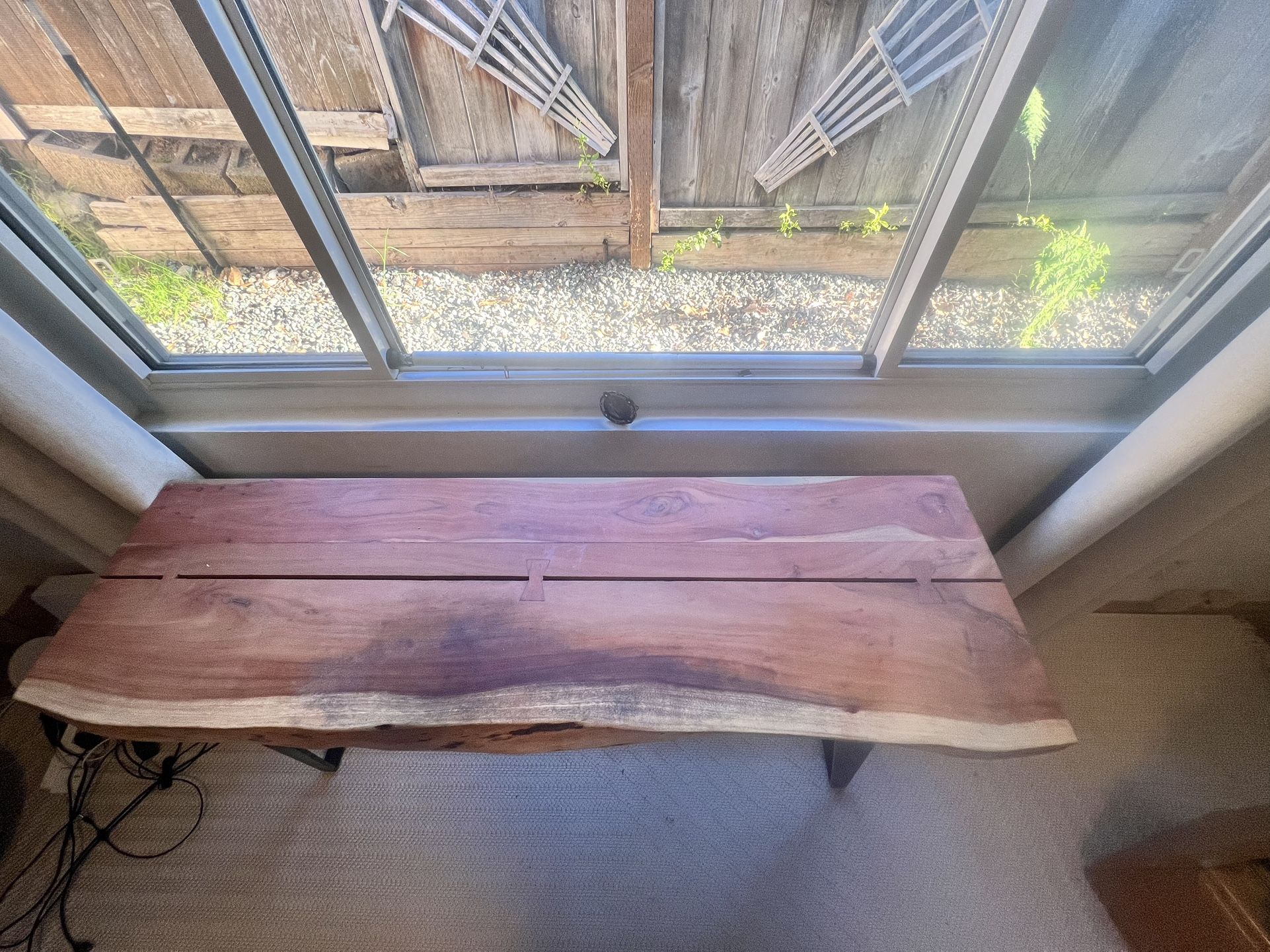Live Edge Wood Desk/table/console