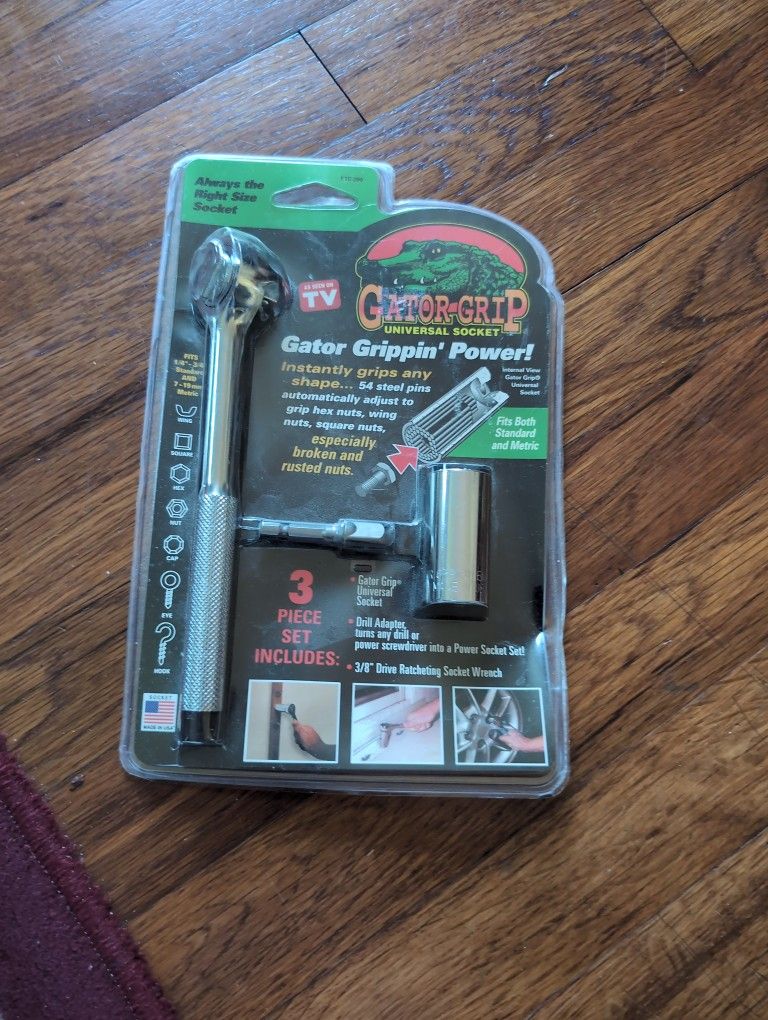 Socket  Drill Adapter And Wrench Set