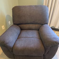 Plush Rocking Recliner Chair 