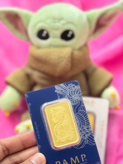 1 oz Gold Bar PAMP Suisse Lady Fortuna Veriscan (New In Assay)