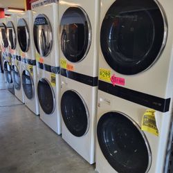 LG ThinQ WashTower Single Unit Front Load Washer 4.5 Cubic Feet  AND  Gas Dryer 7.4 Cubic Feet