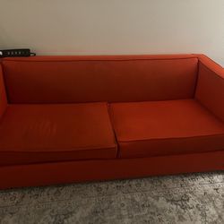 Mid Century Modern Red Couch