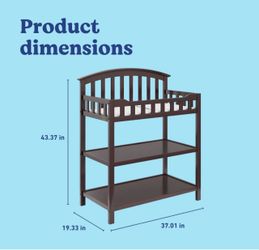 Graco Baby Changing Table with Shelves