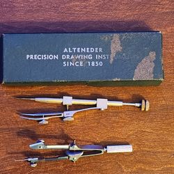 Antique Alteneder Drafting Compasses (×2)