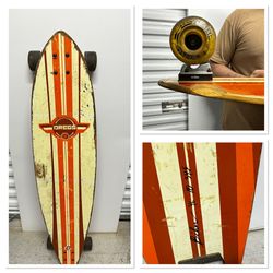 Vintage Dregs Skateboard – Signed by Founder Biker Sherlock – Kryptonics Wheels