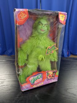 2000 Grinch Talking Plush (Jim Carrey Voice)