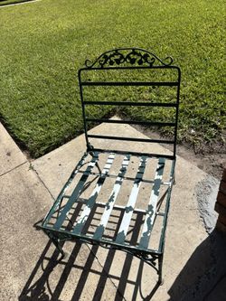 Lawn Rod Iron Chair