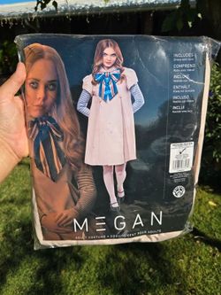 Megan halloween costume adult size medium