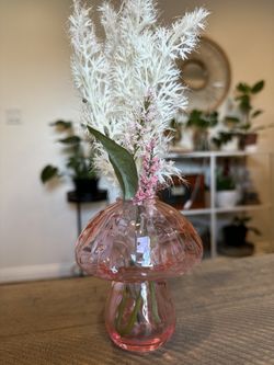 Pink Mushroom Vase 