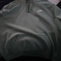 Green Nike Hoodie 