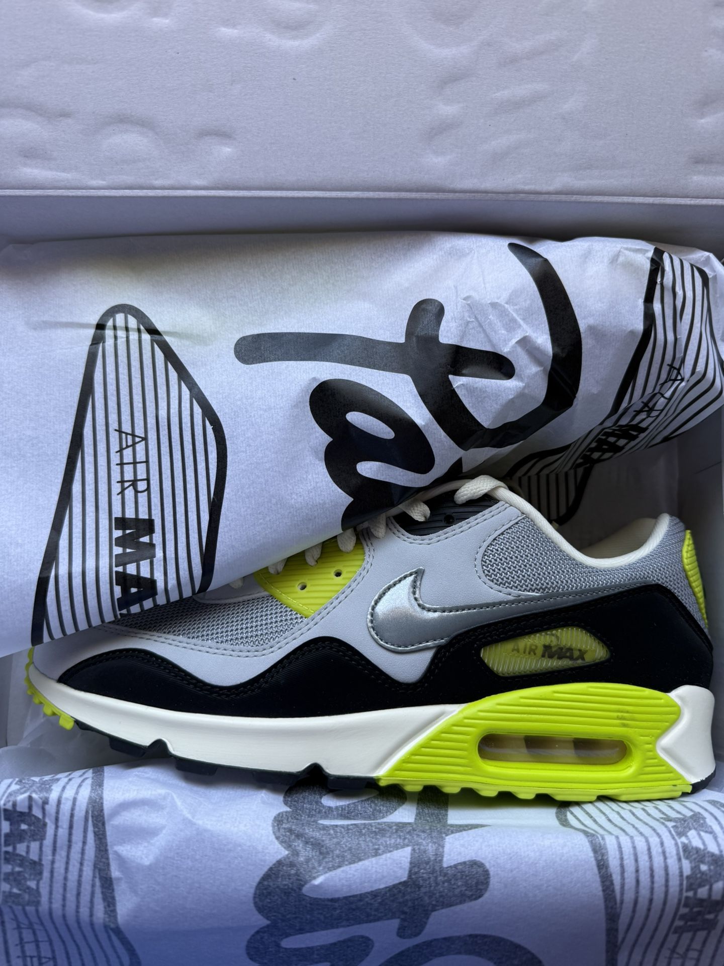 Nike Air Max 90 SP “Patta” Waves Cyber - Size 9.5