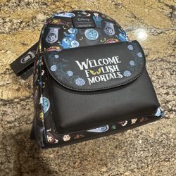 Disney Loungefly The Haunted Mansion Foolish Mortals Mini Backpack - NEW HTF