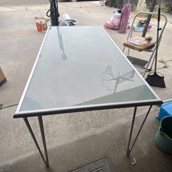Glass Desk
