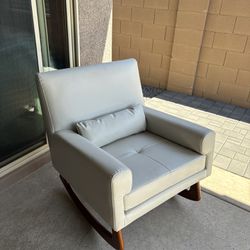 White Soft Rocking Chair