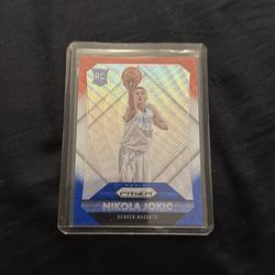 Nikola jokic # 335 panani  Rookie card