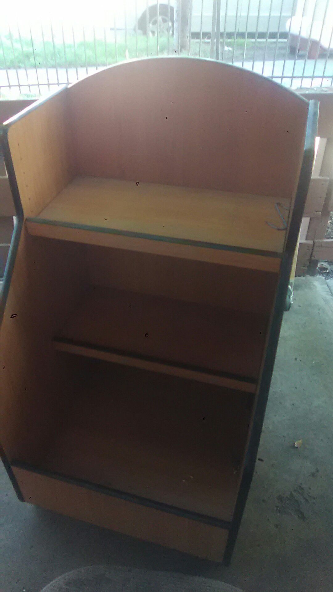20$!Kids toy box with shelves