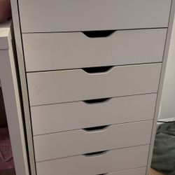 White 7 Drawer Cabinet