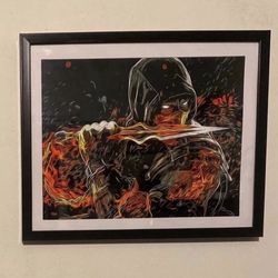Custom Mortal Kombat Scorpion Art Piece