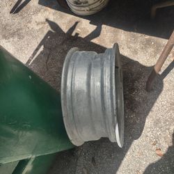 Wheel Trailer Galvanized Size 15 ,New 