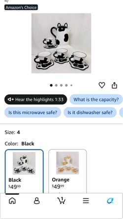 Tea water set .
