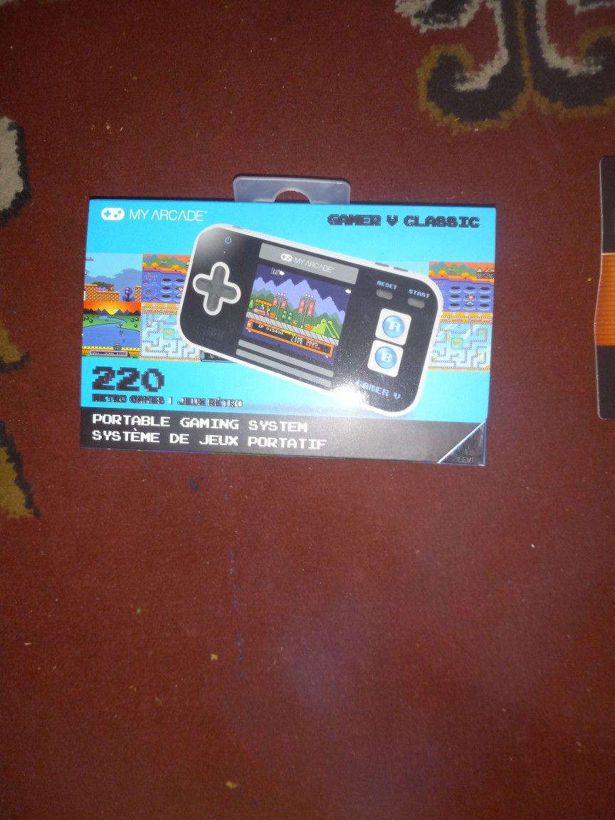 My Arcade "Gamer V Classic" 220 Game Portable Game System 