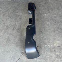 Dodge Ram 1500 Rear Bumper OEM 2009 2010 2011 2012 2013 2014 2015 2016 2017 2018 (dual exhaust & sensor holes)