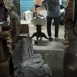 Antique Gold Framed mirror
