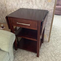 Counter Height Table with Drawer