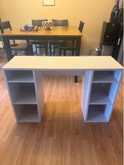 Desk white cubby inserts furniture desk