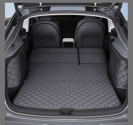 Tesla Model Y Trunk Mats Cargo Liner Waterproof Dog Car Seat Covers Protector All-Weather Trunk Floor Mat For Tesla Model Y Juniper Accessories 2025-2