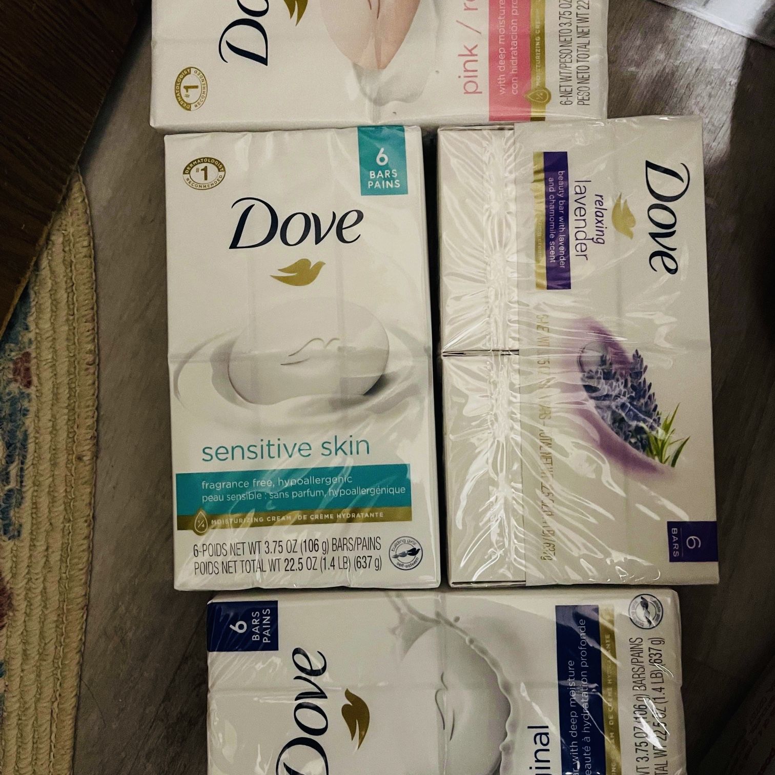 Dove Bar Soap - 4 For $24