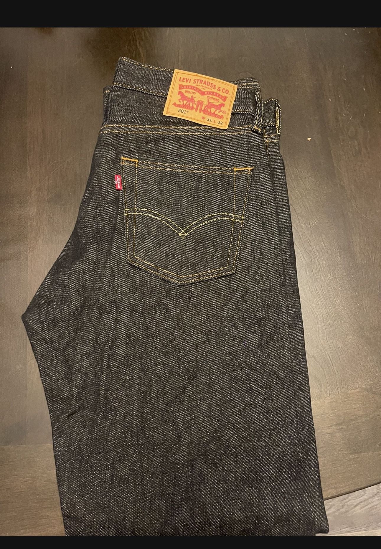 Levis 501 New Without Tags W31 L32 Shrink To Fit