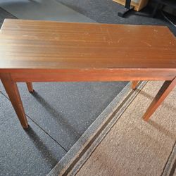 Wooden Piano Bench And Storage