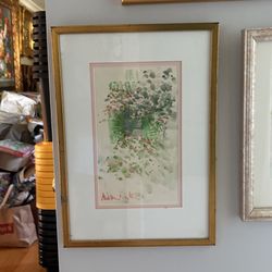 Watercolor Framed Painting 