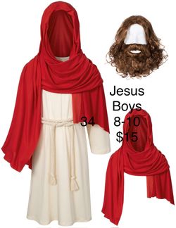Jesus Biblical Christmas Boys Costume 8-10 Easter