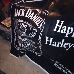 Jack Daniels  Harley Davidson Wall Deco