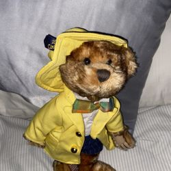 Brass Button Pickford Bears Mookie Plush Ltd 1930's 11.5" Tall 20th Century