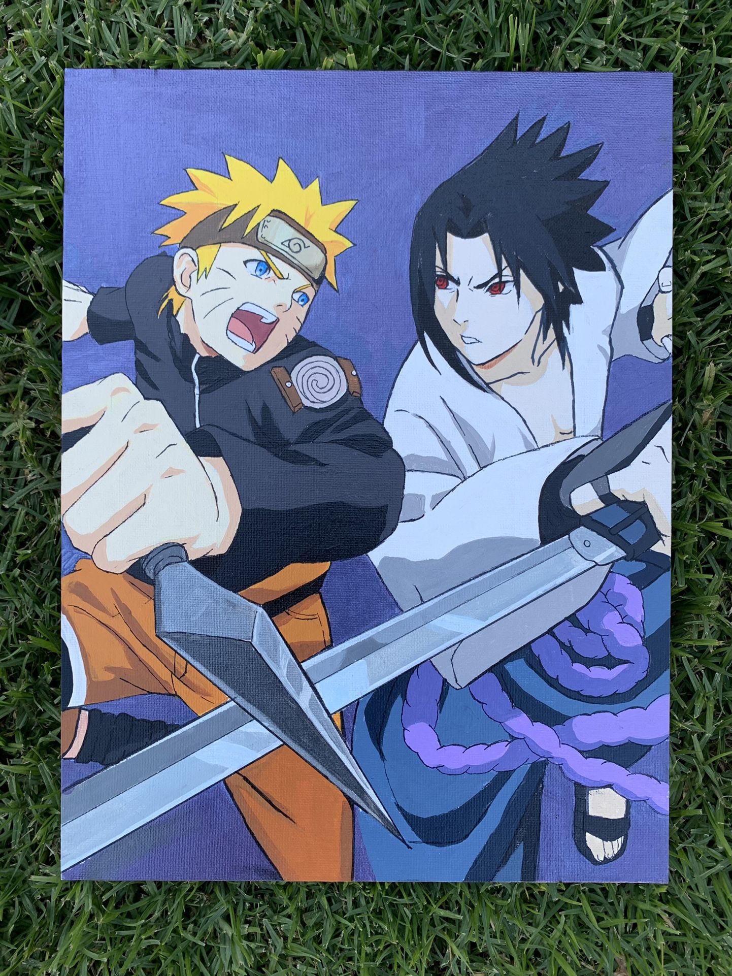 Naruto painting 12x16