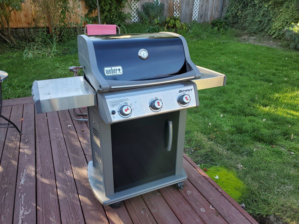 Weber grill very clean natural gas