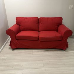 2 Seat Red Couch