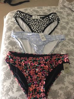 3 Loft bottom swimsuits size Medium.